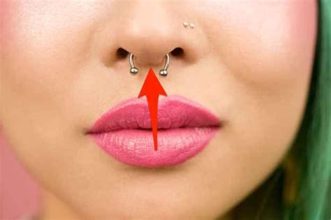 columella piercing